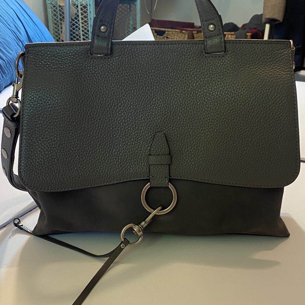 Rebecca Minkoff Medium Kieth Suede and Leather Satchel